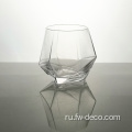 Оптовые стаканы с полигональным хрустальным стеклянным виски
